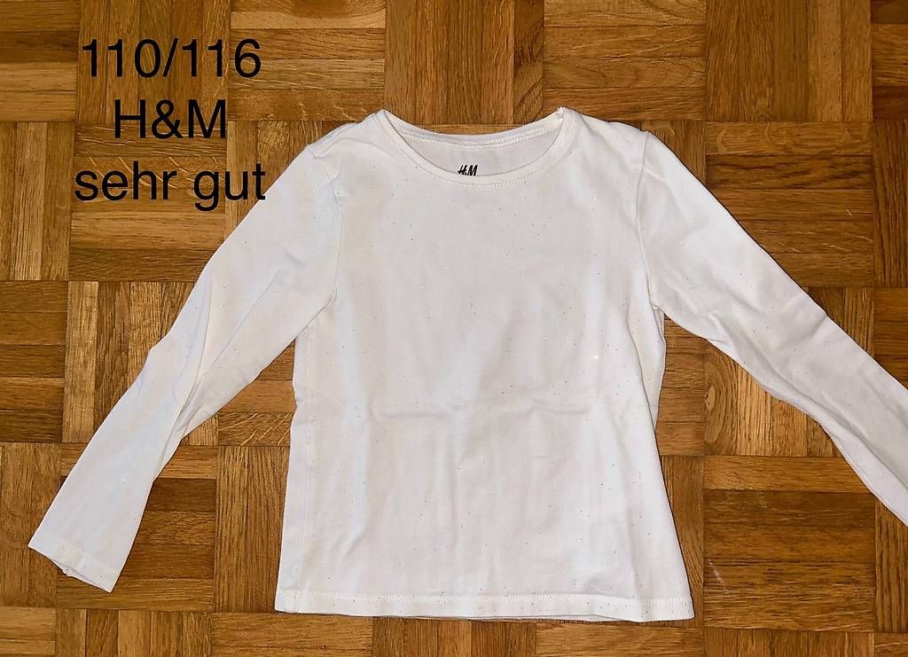 Camicette, T-shirt & Top: Langarm TShirts Mädchen 98/104 110 – Usato da Adliswil venduto da sil_v8dy 3