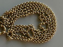 Silberarmband vergoldet