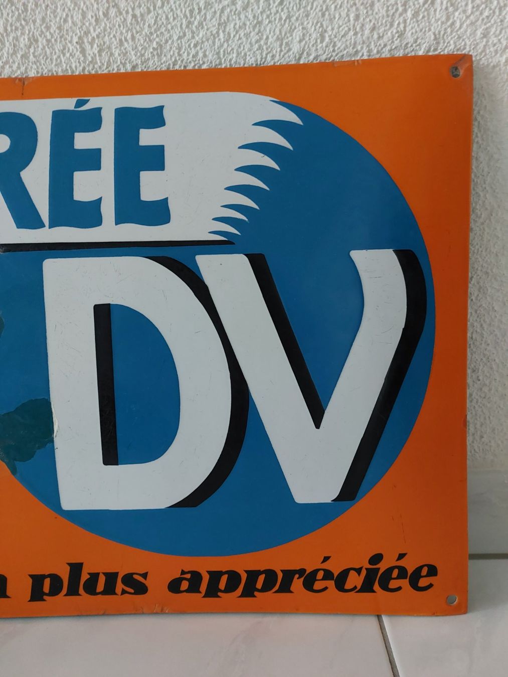 Coca-Cola Insegne: Emailschild Chicoree DV Plaque émaillée – Usato da Schenkon venduto da TG10 3