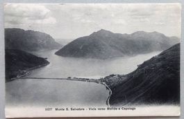 Monte S. Salvatore - Vista verso Melide e Capolago