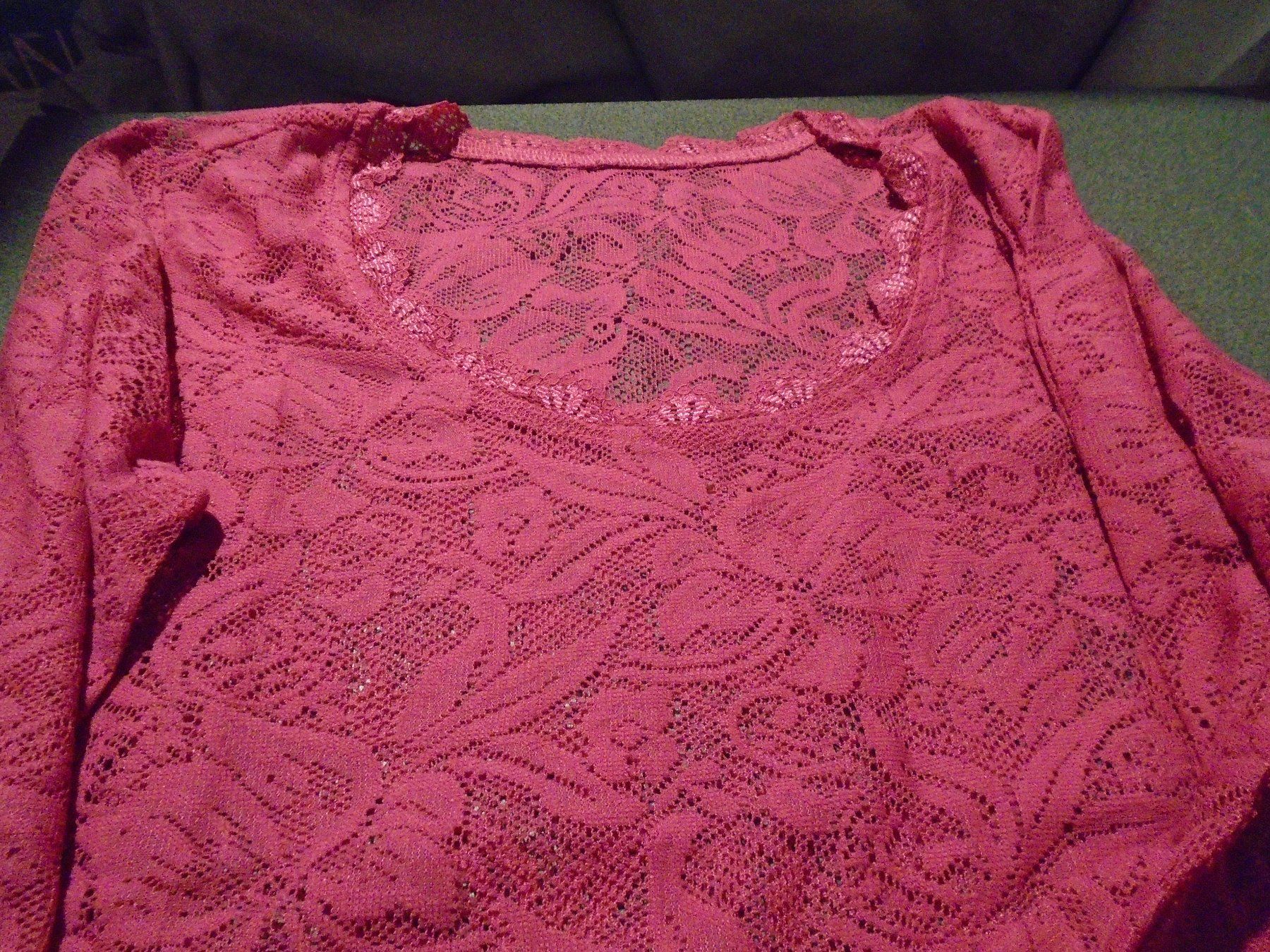 Maglioni & Felpe: Pullover ca. Grösse S, pink/Spitzen – Usato da Zürich venduto da abraxas1291 1