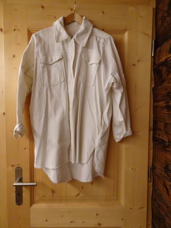 Weisses Jeanskleid von Zara Gr. M - 42620