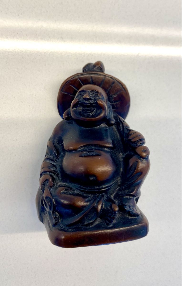 Statuette: Mini Hotei Lachender Buddha Figur – Usato da Basel venduto da phidelitas 7