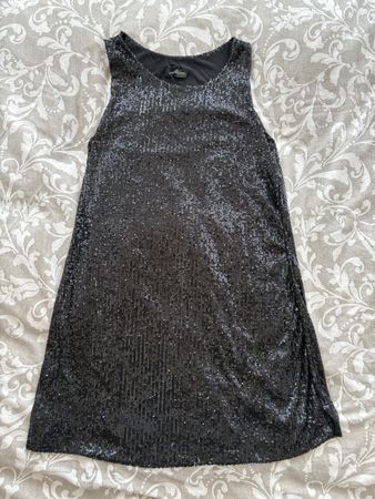Kleid mit Pailletten Gr. M
