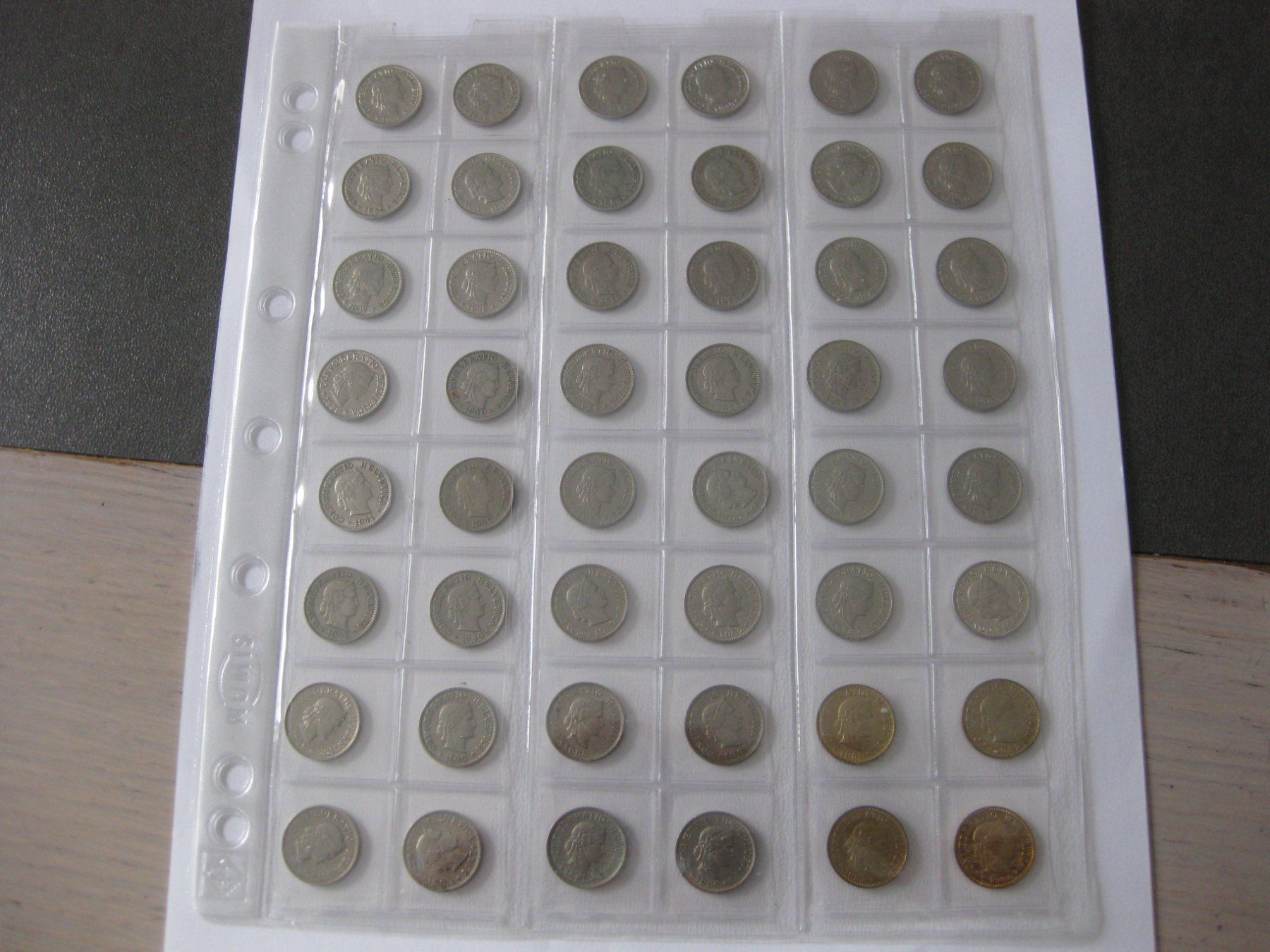 Tutti le monete: Collection 5 rappen  1879 à 1984 complète – Usato da MERVELIER venduto da chrichrim05 2