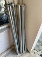 Zaun-Pfosten verzinkt, L. 1,5m Durchm. 5cm, NEU und unbeutzt