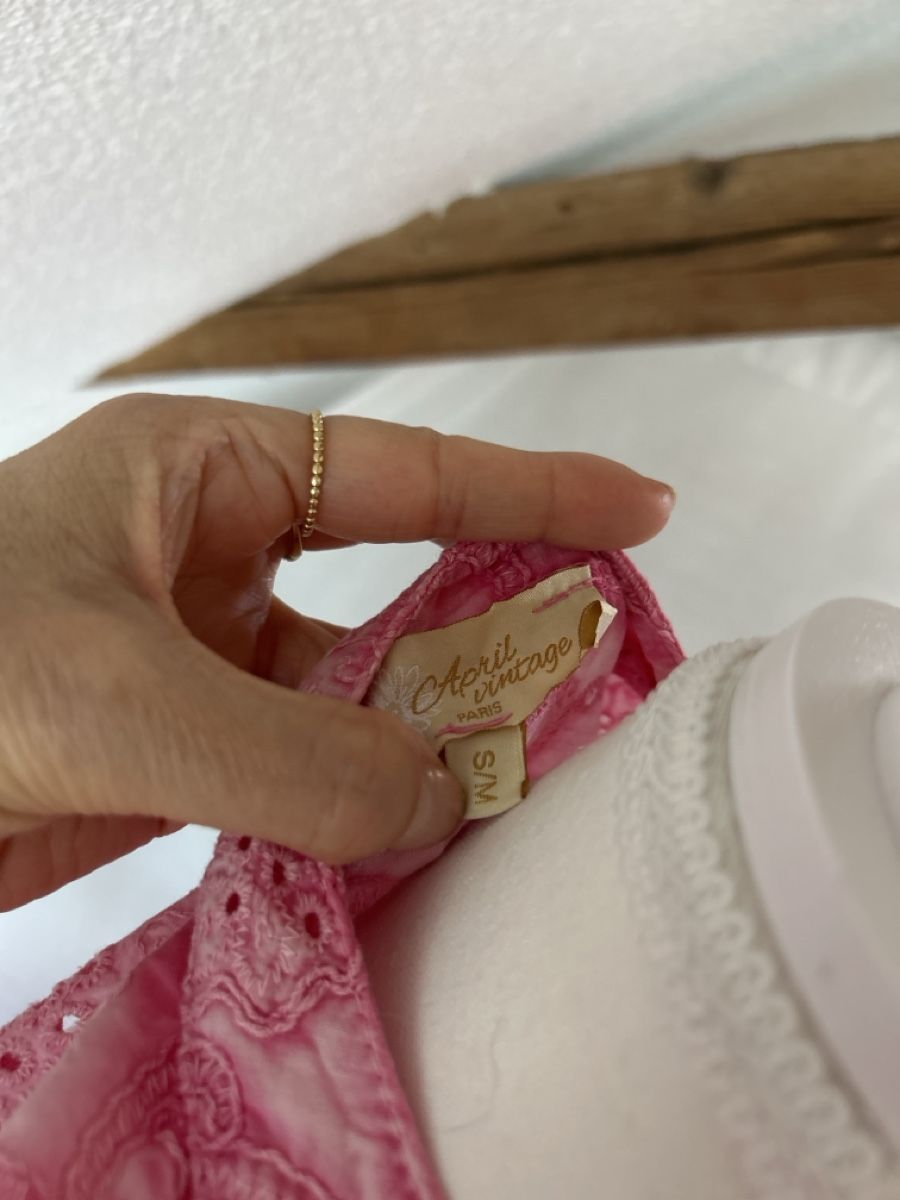 Kleider: Maxikleid Gr. M, Pink Baumwolle – Gebraucht aus Kirchdorf BE von Stella130 3