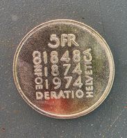 5 Franken Sondermünze Helvetia 1974