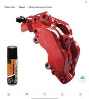 2 bombones Foliatec rouge etriers de frein