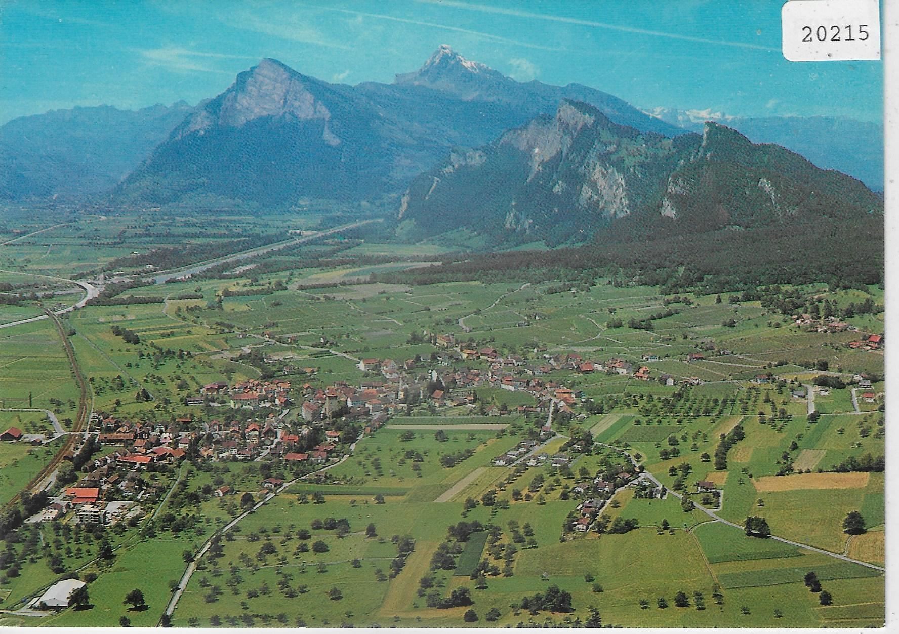 Cartoline postali: Flugaufnahme Maienfeld GR – Antico da Ettingen venduto da Kartenplanet