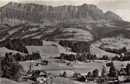 Schangnau mit Hohgant, um 1945