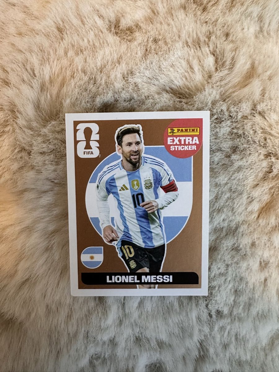 Panini Carte collezionabili: Lionel Messi Extra Sticker – Nuovo (secondo la descrizione) da Brütten venduto da thebuerkis