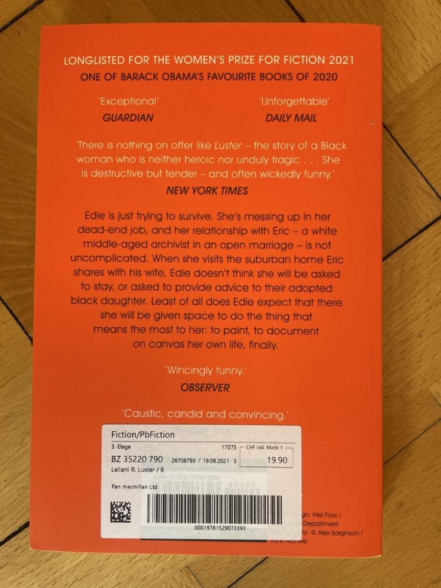 Bücher: Buch Luster von Raven Leilani – Gebraucht aus Zürich von joa_7xds 1