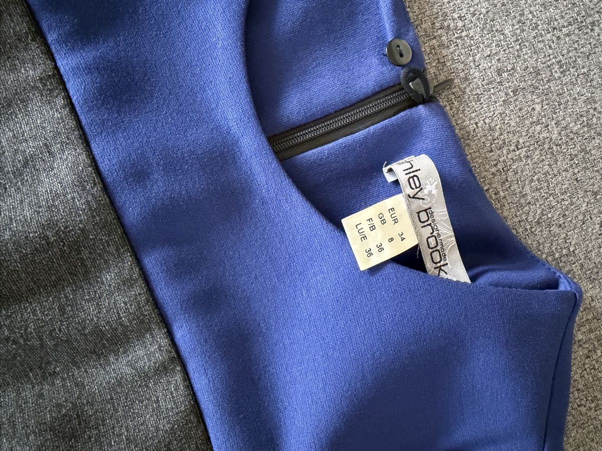 Vestiti: Kleid 34 blau/grau/schwarz – Usato da Kloten venduto da QKL9R 3