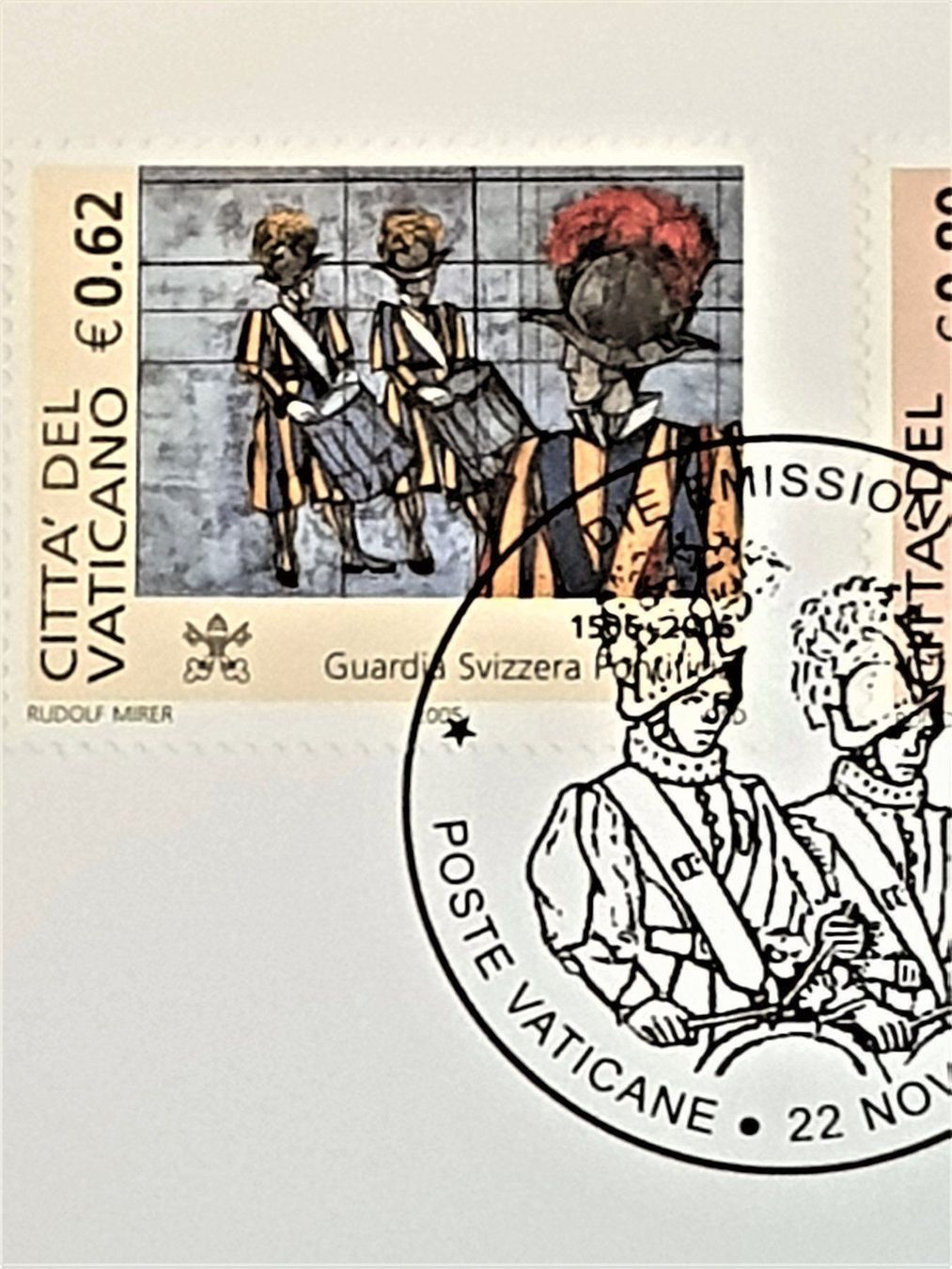 Alle Briefmarken: (19)Gemeinschaftsausgabe Schweiz-Vatikan – Gebraucht aus Schwarzhäusern von Inot3 6