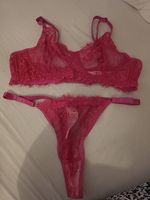 Neu; Set pink mit Spitze gr.90E /XL