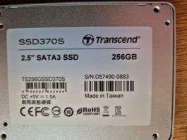 SSD Transcend 370S 256GB SATA3 gebraucht guter Zustand