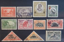 Liberia Lot mit alten Werten I