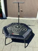 Kleines Hammer Trampolin in sehr gutem Zustand mit Stange