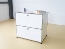 USM Haller Sideboard | Reinweiss, 1 Tür, 1 Schublade |
