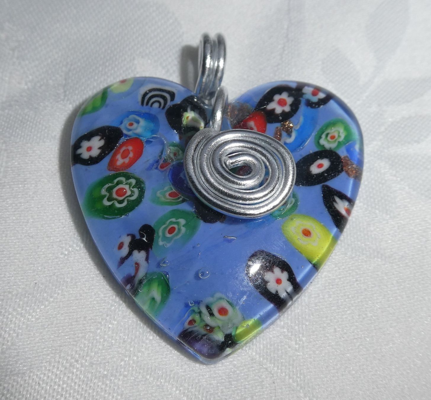 Ciondoli: Pendentif en verre coeur – Nuovo e nell'imballaggio originale da Troistorrents venduto da Marion70