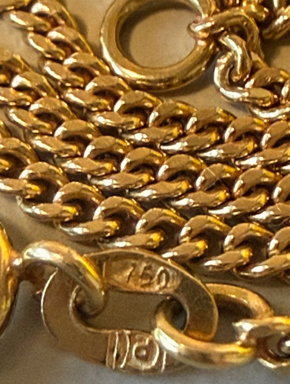 Catenine: Collier élégant en or, or 750, 48cm – Nuovo (secondo la descrizione) da Genève venduto da lac_pf6t