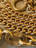 Collier élégant en or, or 750, 48cm