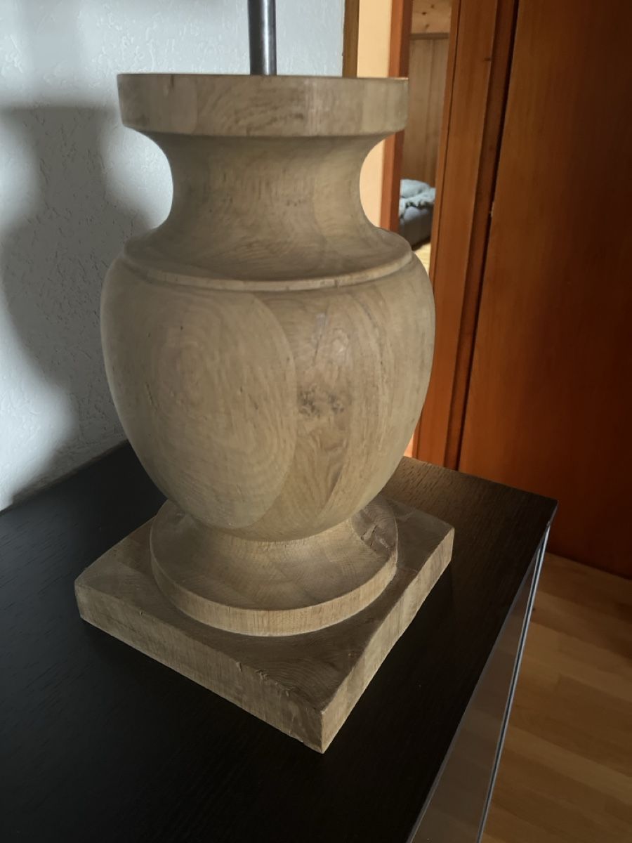 Lampade: Magnifique lampe chêne – Usato da Lens venduto da Tosca70 2
