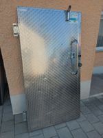 Edelstahltür mit Griff 170x90cm Dicke 10cm; Kühlzelletür
