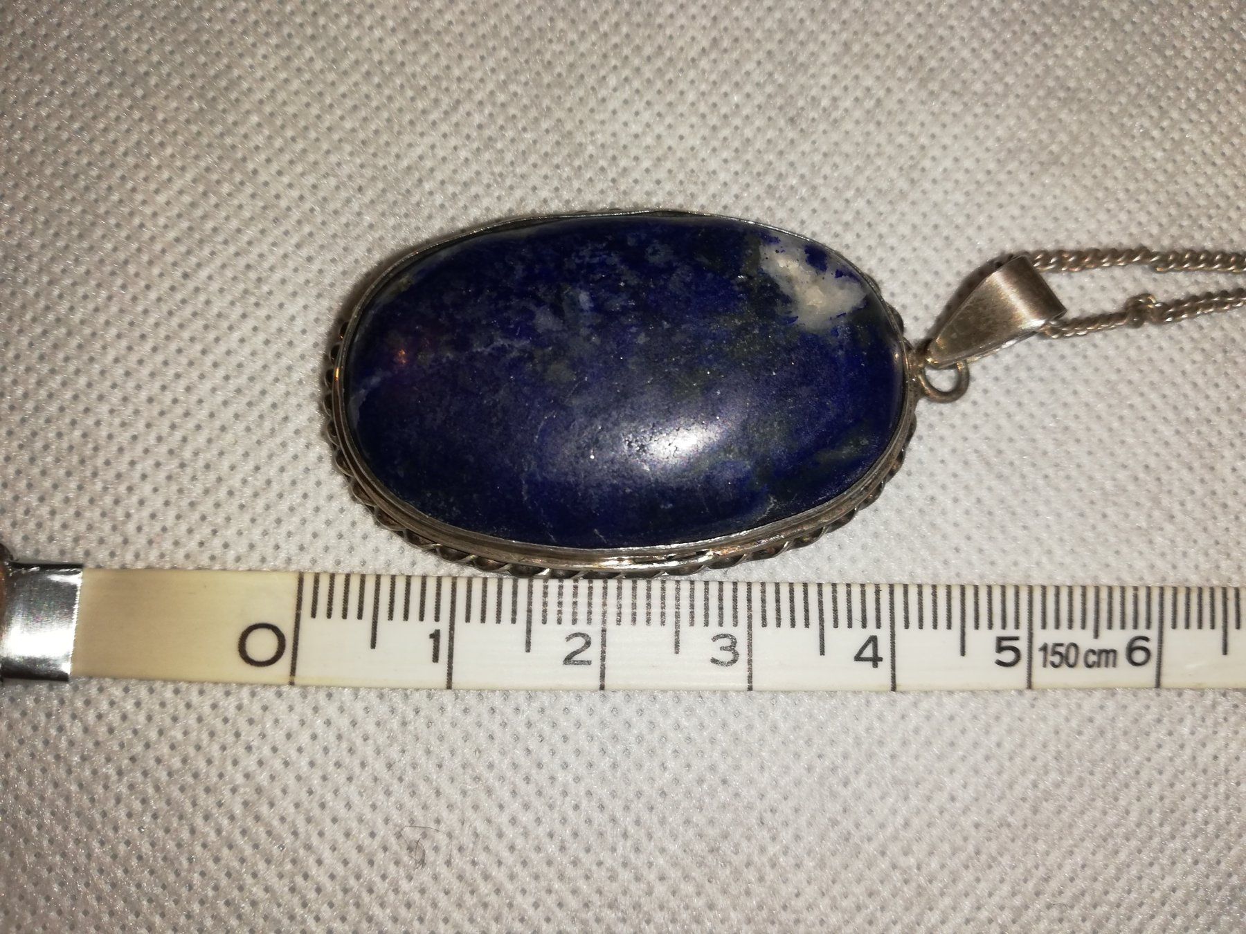 Anhänger: Silber Stein Anhänger mit Kette – Gebraucht aus Aarburg von Emelie 5
