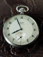 Taschenuhr, Silber 800 TISSOT Antimagnetique 48mm.