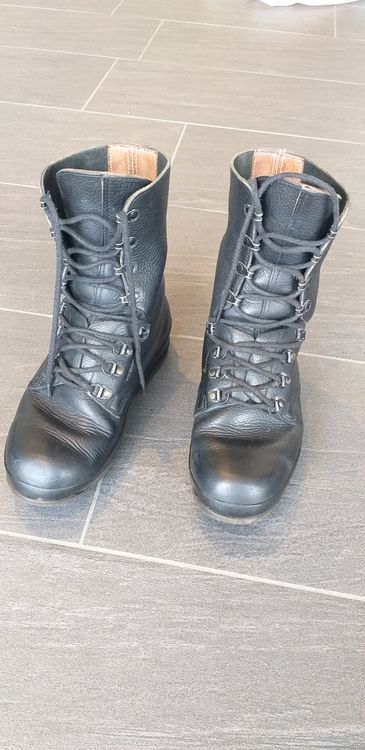 BOSANOVA Schwarze Militärstiefel Für Damen, Punk Stil, Mittiger