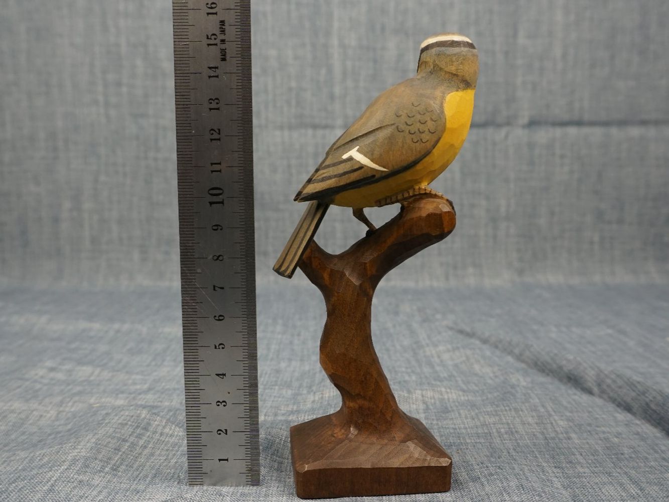 Statuette: Meise auf Ast handgeschnitzt – Nuovo (secondo la descrizione) da Diessbach b. Büren venduto da Crocharry 3