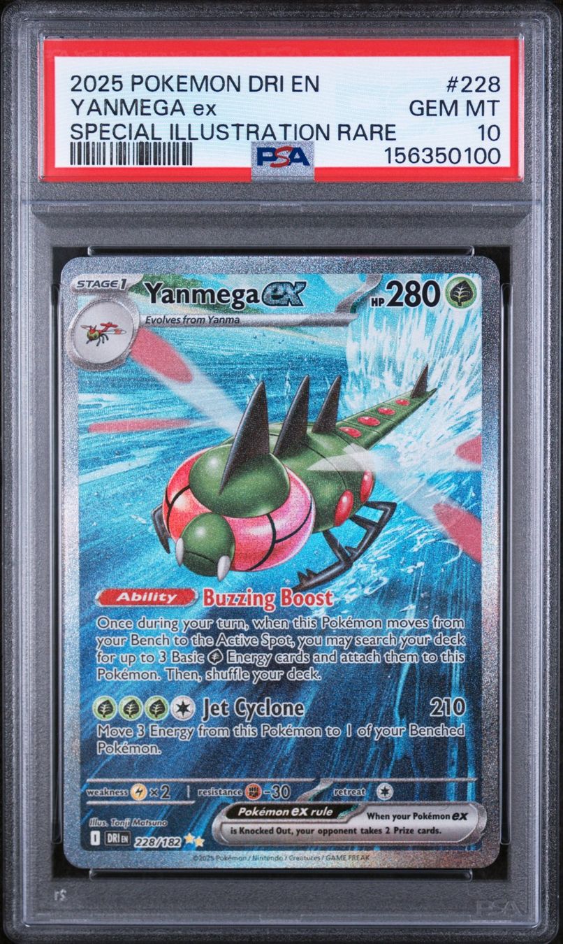 Pokémon Cartes à collectionner: PSA 10 Yanmega ex 228/182 EN – D'occasion à Obergerlafingen par collector-shop.ch