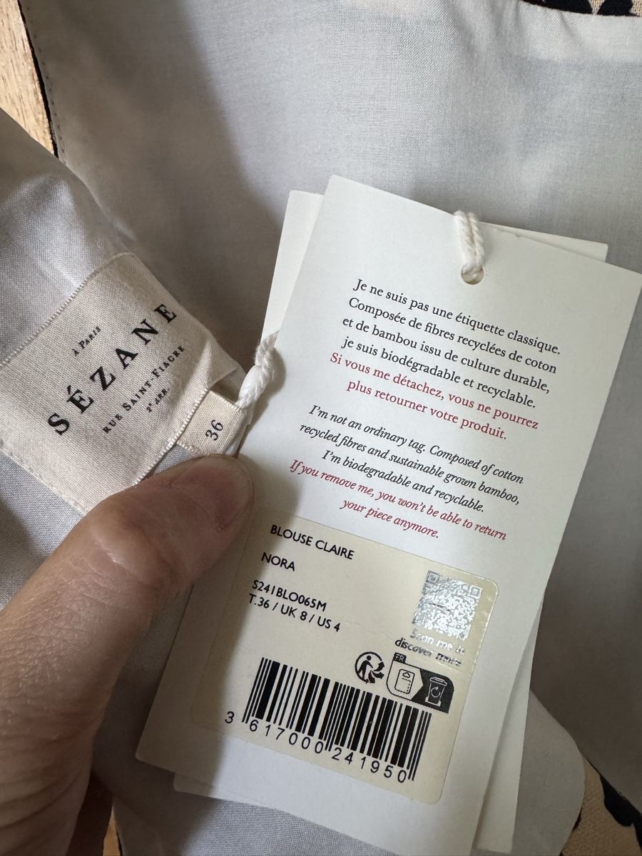 Sezane Top: Top claire de Sézane - t 36 – Nuovo e nell'imballaggio originale da Le Lignon venduto da mae_9hql 3