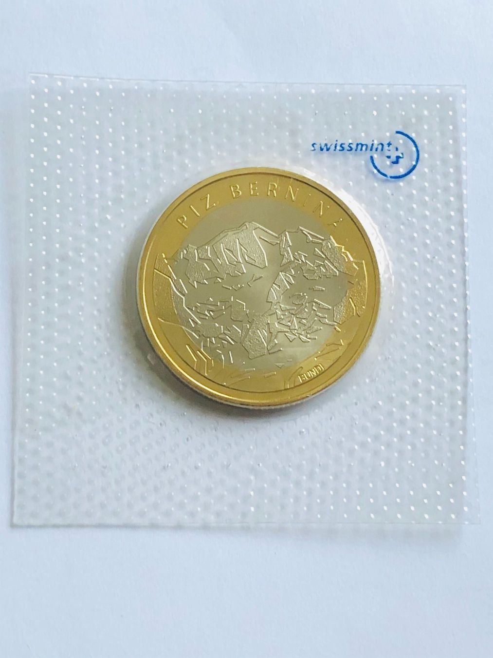 Tutti le monete: 10 Fr. Piz Bernina – Nuovo e nell'imballaggio originale da Reichenburg venduto da Strok10