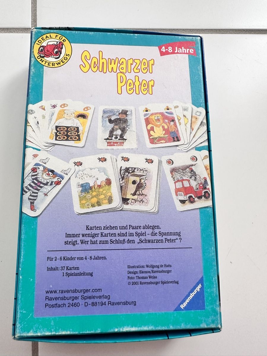 Ravensburger Giochi: Schwarzer Peter & Ravensburger Spielkarten Set – Usato da Winterthur venduto da nik_pr58 1
