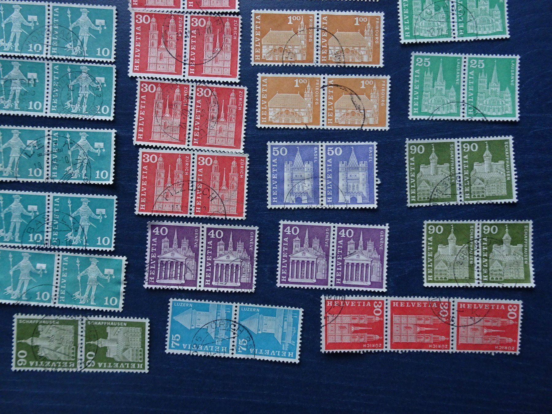 Alle Briefmarken: 1960+1963 – Gebraucht aus Aadorf von Chnorli-Furz 3