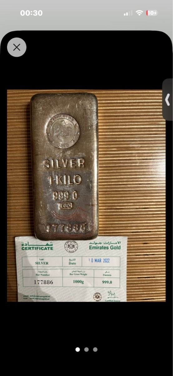 Metalli preziosi: Silberbarren 2 Kilo 999.0 – Nuovo (secondo la descrizione) da Dietikon venduto da sal_zdn5