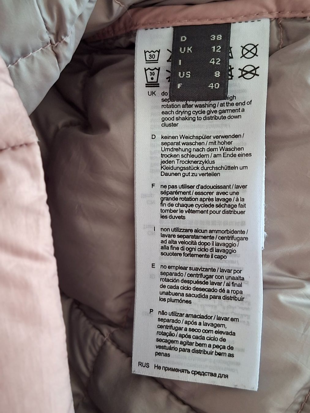 Esprit Vestes: Esprit Daunenjacke Gr. 38 rose – D'occasion à Barzheim par spitz01 9