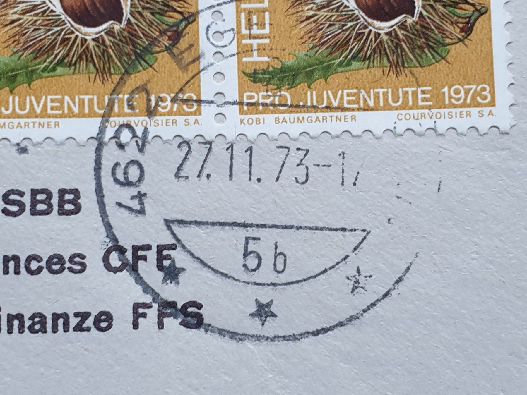 Tutti i francobolli: (120) Pro Juventute 1973 mit Frühstempel – Usato da Schwarzhäusern venduto da Inot3 7
