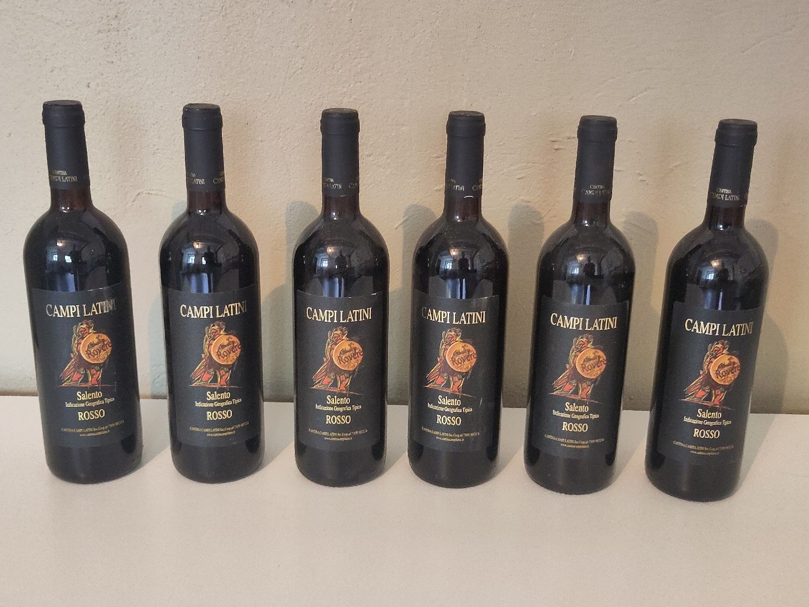 Vino: 6 FL. Campi Latini "Salento" 2002 – Nuovo (secondo la descrizione) da Basel venduto da Morgenmuffel