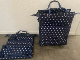 2 Fahrradtaschen / Velotaschen faltbar mit Regencover
