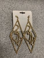 Baby Phat Ohrringe gold kristalle