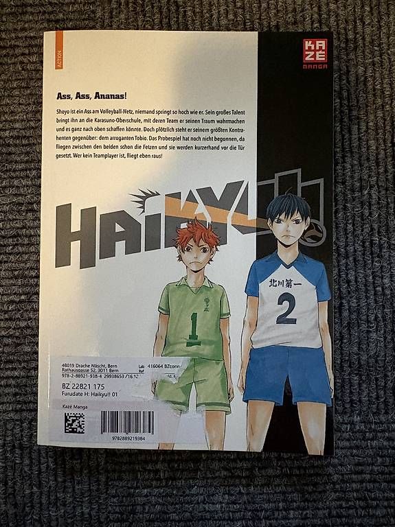 Comics: Haikyu Bänder 1-22  – Gebraucht aus Bolligen von fel_cp8q 2