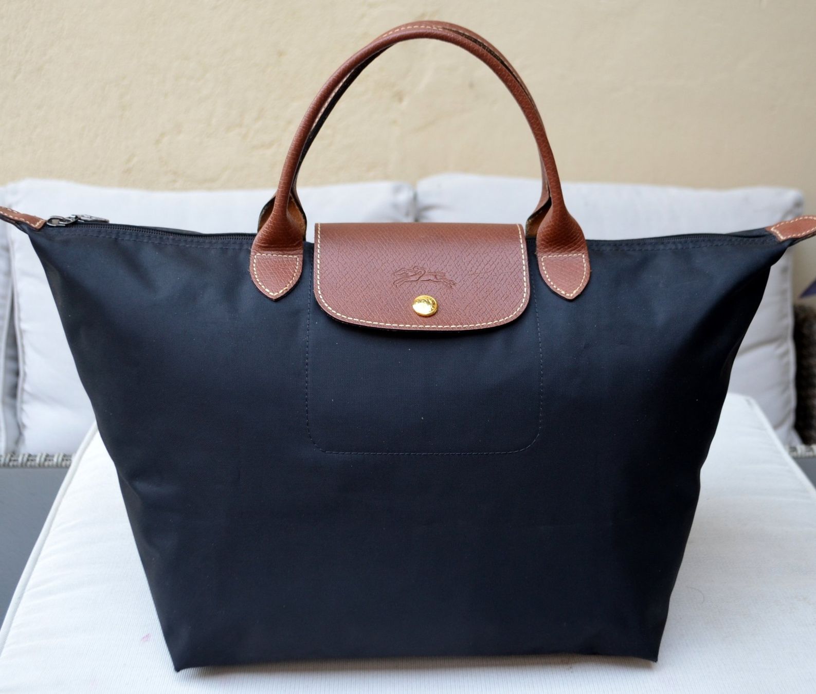 Longchamp Taschen für Damen: Longchamp Le Pliage Tasche / Sac  M – Gebraucht aus Collonges von arashee