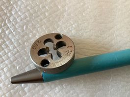 UNF 1/4“ - 28 Gänge LINKS !! Schneideisen Filière, Unbenutzt