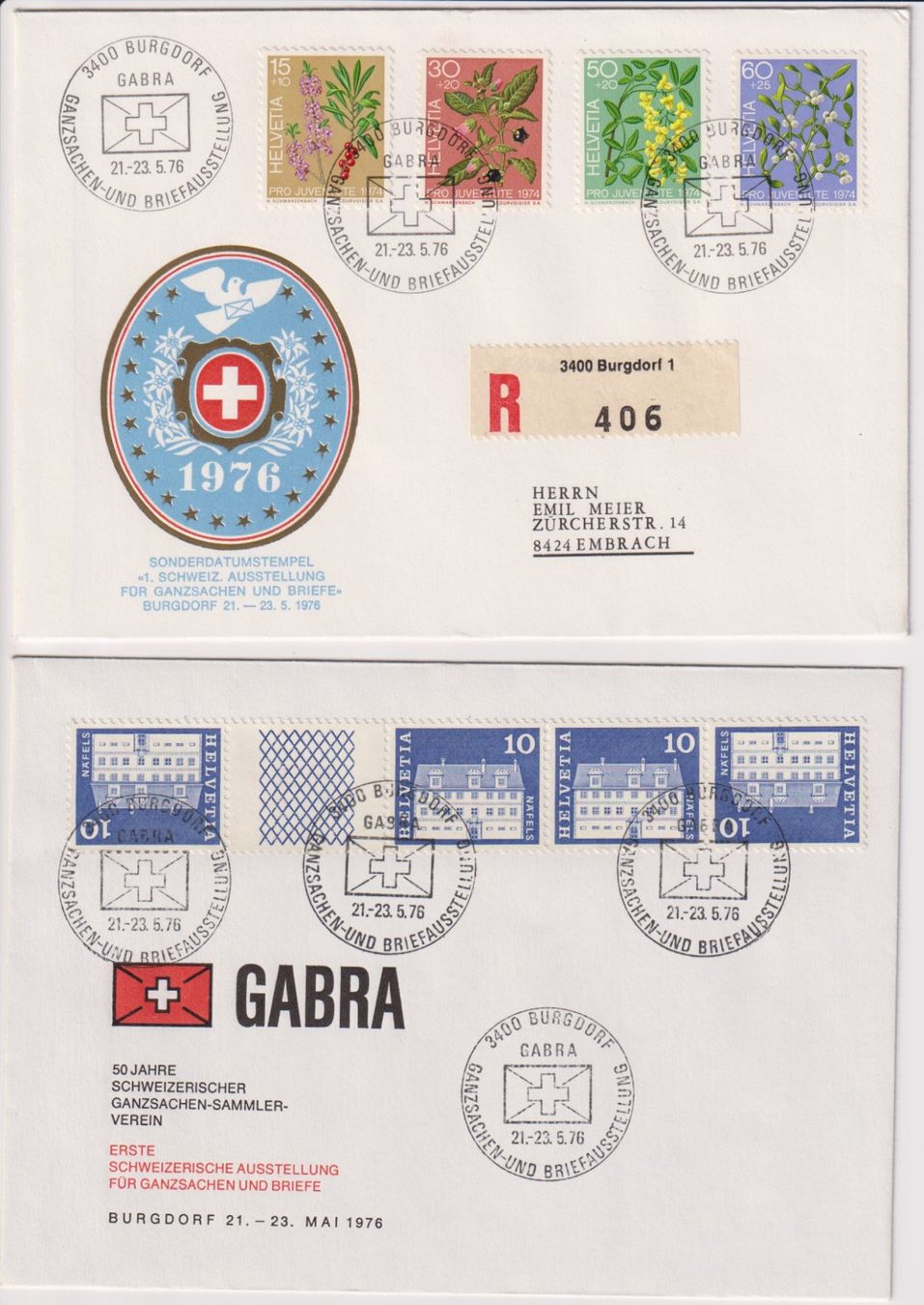 Tutti i francobolli: GABRA Belege – Usato da Bellach venduto da qsearch