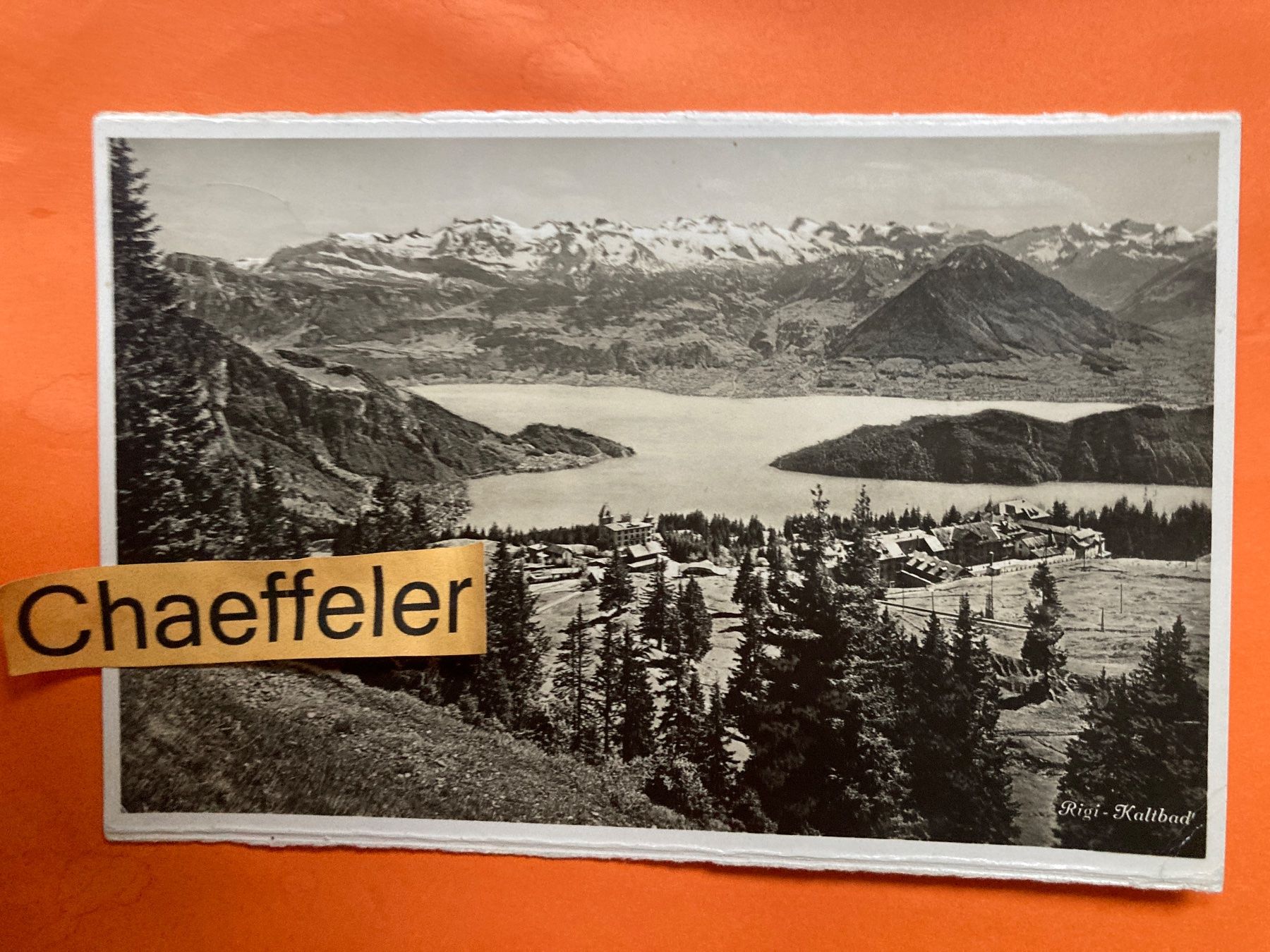 Cartoline postali: 1935 Rigi - Kaltbad – Usato da Zürich venduto da Chaeffeler