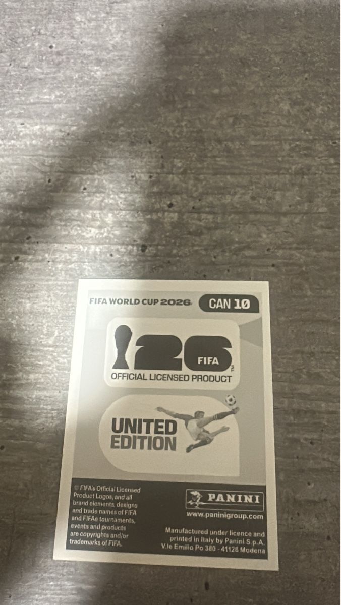 Panini Carte collezionabili: CAN 10 , FIFA WORLD CUP 2026 PANINI  – Nuovo (secondo la descrizione) da Frauenfeld venduto da 1PegPeg1 1